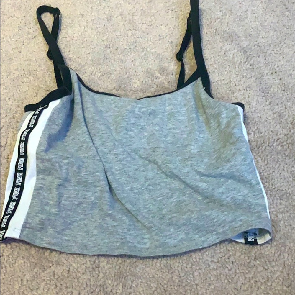 Cropped PINK VICTORIAS SECRET tank top